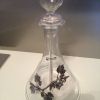 Carafe à décanter avec motif en étain véritable