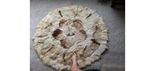 Vintage Tapis en peau de chevres fait main !