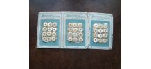 Plaquettes de petits boutons en nacre