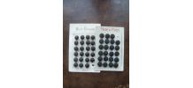 Plaquettes de boutons annees 30