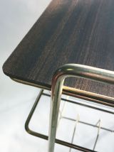 Table d'appoint, porte-revues "string" 60s