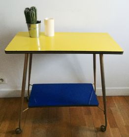 Desserte Formica vintage 60