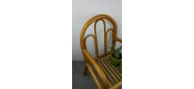 Fauteuil en rotin vintage pour enfant