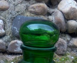 Pots d'apothicaire en verre - vintage