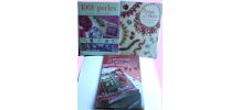 Lot de 3 beaux livres Loisirs créatifs sur les perles et la customisation