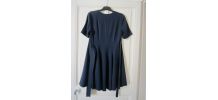Robe vintage Rétro T.34 bleue