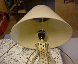 2 lampes métal
