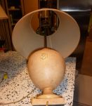 2 lampes terre cuite
