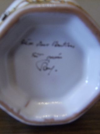 vase décor Moustiers