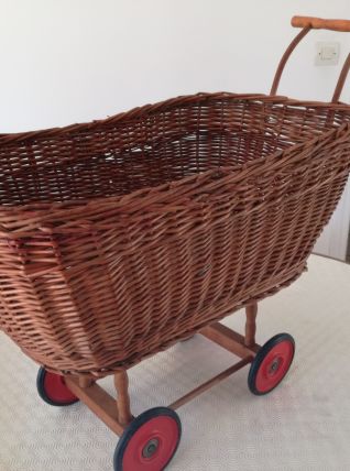 Landau rotin vintage années 60
