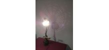 LAMPE REALISEE AVEC UN ANCIEN HACHOIR DE 1930