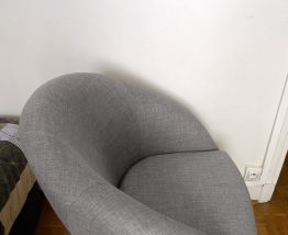 Fauteuil Picerno gris de made.com