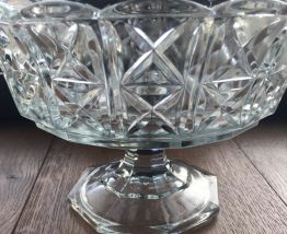 Grande coupe en verre sur pied ( Simply Broc)