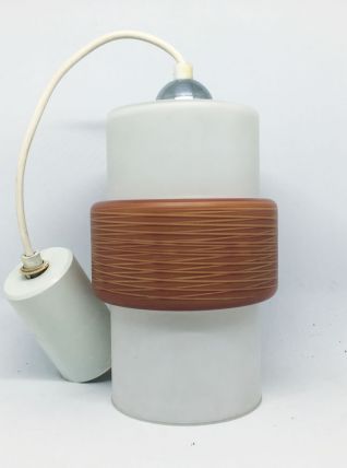 Suspension en verre 70s