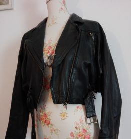 Perfecto vintage cuir véritable
