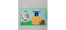 Carte princesse Blanche Neige