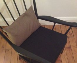 Fauteuil Baumann noir