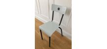 Petite chaise d'écolier Black Star années 60