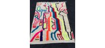 Tapis Berbère AZILAL Tissé Main Neuf  2,13mx1,50m