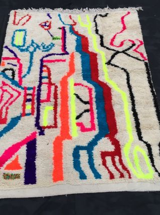 Tapis Berbère AZILAL Tissé Main Neuf  2,13mx1,50m