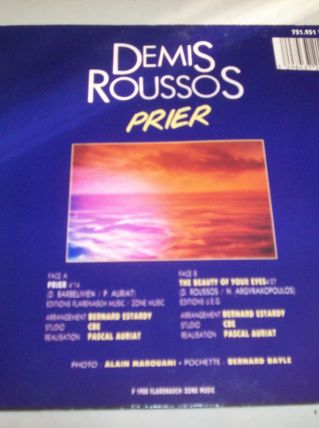 disque 45 tours 2 titres demis roussos 