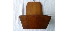 Vide poche mural ancien en bois