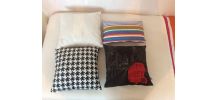 4 Coussins Déco 