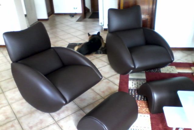 FAUTEUIL ET POUF DESIGNER YAMAKADO