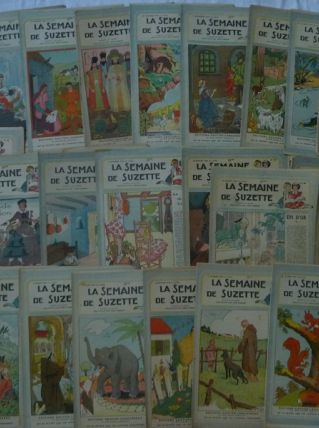 La  semaine de  Suzette 1946_1948 ( lot  de 23 numeros)