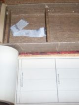 BOITE DE JEUX DE CARTES EN CUIR FORME LIVRE GRAVER 