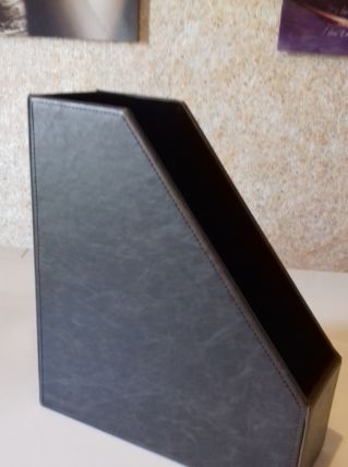 Porte-documents Imitation cuir marron
