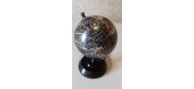 Mappemonde sur pied bois