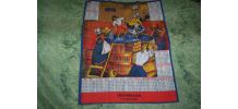 ancienne serviette coton pub caisse epargne 1973