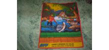 serviette coton publicitaire caisse epargne ecureuil 1977