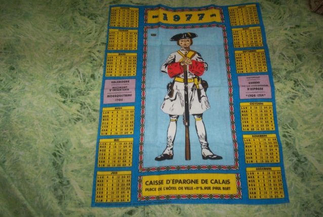 SERVIETTE COTON PUB CAISSE EPARGNE ECUREUIL de 1977 