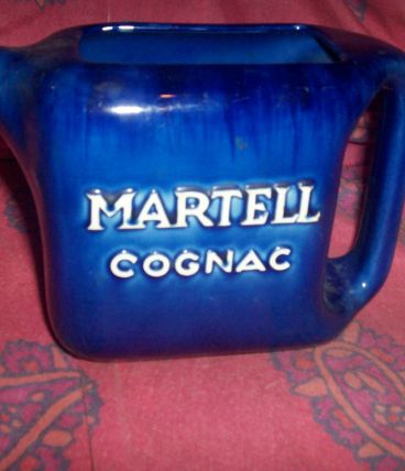 ancien pichet céramique bistrot pub martel cognac 