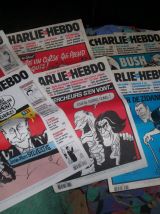 lot de 21 no  de charlie hebdo 