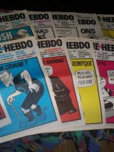 lot de 21 no  de charlie hebdo 