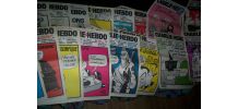 lot de 21 no  de charlie hebdo 