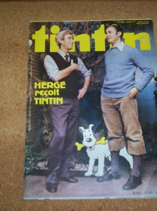 ancienne revue tintin no 235 special hergé de 1980