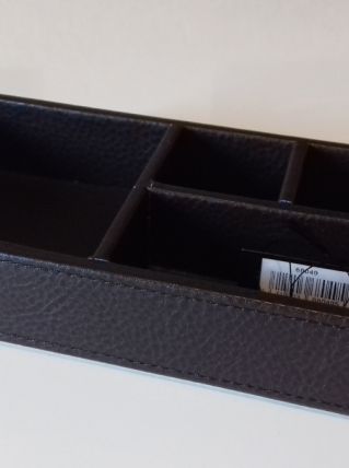 Organisateur cuir brun