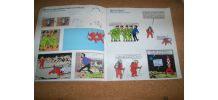 CATALOGUE AUTOCOLLANT REPOSITIONNABLES TINTIN DANS L'ESPACE 