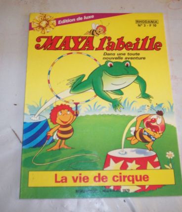 BD MAYA L'ABEILLE NO 3 DE 1978la vie de cirque 