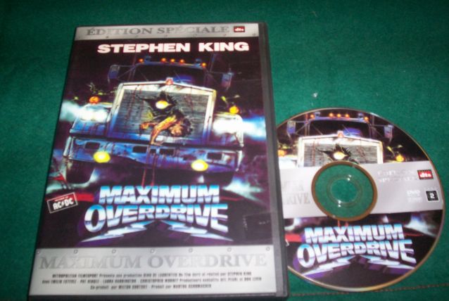 DVD MAXIMUM OVERDRIVE film horreur 