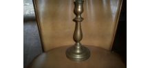 BEAU BOUGEOIR ANCIEN 24,5 CM DE HAUT BRONZE 