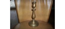 BEAU BOUGEOIR ANCIEN 24,5 CM DE HAUT BRONZE 
