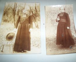 LOT PHOTOGRAPHIES FIN 1890 CLERGE PRETRE ETC ..
