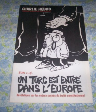 ALBUM BD CHARLIE HEBDO un turk est entré dans l'europe