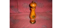 ANCIEN MOULIN A POIVRE BOIS 26 CM DE HAUT 