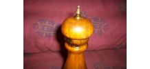ANCIEN MOULIN A POIVRE BOIS 26 CM DE HAUT 